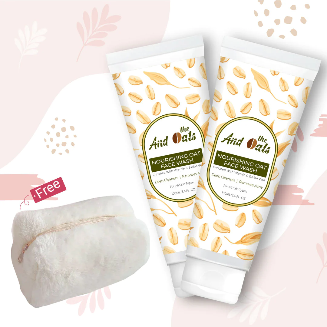 Face Glow Kit – Face Wash (100 ml), Face Scrub (100 gm), and free fur pouch